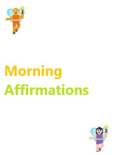 morning affirmations