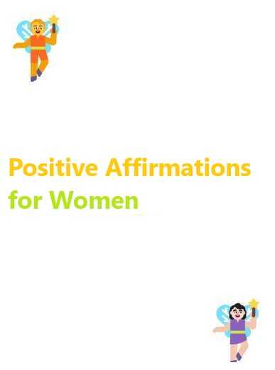 positive affirmations for women