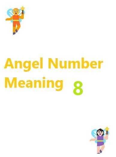what does angel number 8 mean