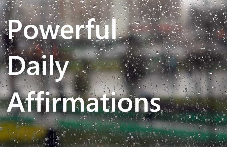 powerful daily affirmations
